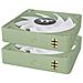 CL-F196-PL12MG-A sistema di raffreddamento per computer Case per computer Ventilatore 12 cm Verde 3 pz - Foto miniatura 5