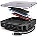 HMC-UFO USB-C Hub M. 2 SATA /NVMe 1 Gbit /s Ethernet 384 kHz Audio Cablato USB 3.2 Gen 2 (3.1 Gen 2) Type-C Nero - Foto miniatura 1