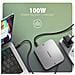 HMC-UFO USB-C Hub M. 2 SATA /NVMe 1 Gbit /s Ethernet 384 kHz Audio Cablato USB 3.2 Gen 2 (3.1 Gen 2) Type-C Nero - Foto miniatura 2