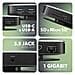 HMC-UFO USB-C Hub M. 2 SATA /NVMe 1 Gbit /s Ethernet 384 kHz Audio Cablato USB 3.2 Gen 2 (3.1 Gen 2) Type-C Nero - Foto miniatura 4