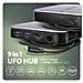 HMC-UFO USB-C Hub M. 2 SATA /NVMe 1 Gbit /s Ethernet 384 kHz Audio Cablato USB 3.2 Gen 2 (3.1 Gen 2) Type-C Nero - Foto miniatura 7