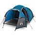 Tenda da Campeggio a Tunnel per 3 Persone Blu Impermeabile - Foto miniatura 1