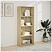 Libreria Rovere Sonoma 60x30x152 Cm In Legno Multistrato - Foto miniatura 3