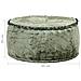 Lusso Casadino -  Pouf Rotondo In Velluto 40x20 Cm Verde - Foto miniatura 4