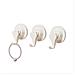 Ganci A Ventosa Resistenti - Set Di 3 White - Foto miniatura 1