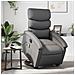 Poltrona Alzapersona Elettrica Reclinabile Grigio in Similpelle - Foto miniatura 2