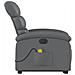 Poltrona Alzapersona Elettrica Reclinabile Grigio in Similpelle - Foto miniatura 9