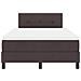 Letto a Molle con Materasso Marrone Scuro 120x190 cm Tessuto - Foto miniatura 8
