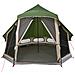 Tenda Familiare Tipi Verde 6 Persone Impermeabile - Foto miniatura 4