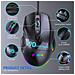 Mouse Da Gioco Cablato Rgb A 9 Tasti Ad Alta Velocità: 12800 Dpi, Illuminazione Dinamica - Foto miniatura 6