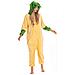 Pigiama Da Donna Tuta Kigurumi Onesie Star Wars Yoda Giallo 145-155 Cm S - Foto miniatura 6