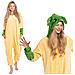 Pigiama Da Donna Tuta Kigurumi Onesie Star Wars Yoda Giallo 145-155 Cm S - Foto miniatura 1