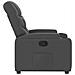 Poltrona reclinabile in tessuto grigio scuro - Foto miniatura 7