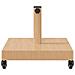 Base per Ombrello da Esterno Legno chiaro 45 x 45 x 31.5 cm - Foto miniatura 5