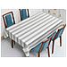 Tovaglia Antimacchia Pvc Proteggi Tavolo Maniva Glitter Riga 140x190 D3 Grigio - Foto miniatura 1