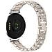 Elegante Cinturino In Acciaio Inossidabile Dorato Con Diamanti Compatibile Con Garmin Lily 2 - Foto miniatura 4