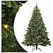 Albero di Natale artificiale con 300 LED Verde 210 cm PE e PVC - Foto miniatura 1