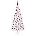 Albero di Natale artificiale Bianco 180 cm PVC e Acciaio - Foto miniatura 3