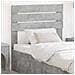 Testiera con testiera Grigio cemento 90 cm Legno multistrato - Foto miniatura 2