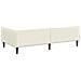 Struttura Letto Angolare con Materasso 2 pcs Crema Velluto - Foto miniatura 9