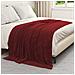 Coperta Rosso Bordeaux 150 x 200 cm Panno - Foto miniatura 3
