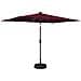 Parasol da Giardino con Luci LED 200 x 300 cm Poliestere - Foto miniatura 1
