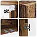 Set di armadi 2 pcs Legno antico Legno ingegnerizzato - Foto miniatura 7