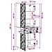 Set di armadi 2 pcs Legno antico Legno ingegnerizzato - Foto miniatura 8