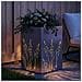Vaso da giardino Argento 50 x 50 x 75 cm Acciaio Inox - Foto miniatura 3