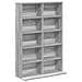 Mobile per CD Sonoma grigio 65 x 23,5 x 97,5 cm - Foto miniatura 1
