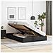 Letto con Contenitore Nero 153 x 203 cm Similpelle - Foto miniatura 2