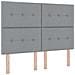 Letto con contenitore LED e materasso Grigio Chiaro - Foto miniatura 5