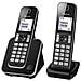 KX-TGD312JTB Cordless Dect Duo con aggiuntivo colore Nero - Foto miniatura 3