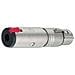 Adattatore Xlr Xlr 3p (f) - 6.35 Mm Femmina Argento - Foto miniatura 1