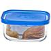 I Contenitore Vetro Igloo Rettangolare Tappo Blu Cm13.5 Sistemazione Casa - Foto miniatura 1