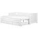 Letto Regolabile Moderno In Color Bianco 90/180x200cm Cahors - Foto miniatura 5