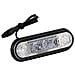 Set 20 Pz, Luce Ingombro A 3 Led, Montaggio Ad Incasso, 12/24v - Rosso - Foto miniatura 1