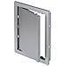 200x250mm Resistente Plastica Abs Color Argento Satinato Pannello Di Porta Di Ispezione Di Accesso - Foto miniatura 1