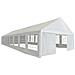 Tendone Per Feste In Pe 6x16 M Bianco - Foto miniatura 1