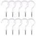 10 Pezzi Di Soffitto Hook Ganci Heavy Duty Impianto Ganci A Vite Per Bagno Cucina Giardino Pensile A Soffitto 2 Pollici Bianco - Foto miniatura 1