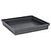 Sottovaso Quadrato Tuscany - 40 Cm - Grigio Antracite - Foto miniatura 1