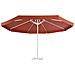 Telo di Ricambio per Ombrellone Terracotta 500 cm - Foto miniatura 2