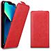 Custodia Compatibile Con Apple Iphone 13 Pro Max In Rosso Chili - Coperchio Protettivo In Design Flip Realizzato In Finta Pelle Liscia - Foto miniatura 7