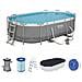 Piscina Power Steel Frame Ovale Cm. 488x305x107 Con Pompa - Foto miniatura 2