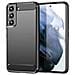 Custodia B-case Tpu Silicone Cover Case Per Samsung Galaxy S22+ Plus S906 Carbon Metal Black - Foto miniatura 1