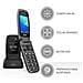 Harmony 4g Telefono Mobile Para Mayores - Botones Grandes Retroiluminados - Volume De Timbre De Hasta 97.5db - Compa - Foto miniatura 2