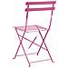 Set Bistrot Pieghevole Fiori Metallo Rosa - Foto miniatura 6