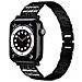 Cinturino Per Apple Watch 42/44/45mm In Acciaio Inossidabile Strass, Nero - Foto miniatura 4