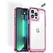 Cover Per Iphone 13 Pro Shockproof Con 6 Vetri Temperati, Rosa - Foto miniatura 1