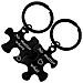 Portachiavi, Pezzo Di Puzzle Black - Foto miniatura 3